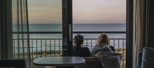 uitzicht hotelkamer weekendje genieten in Zeeland