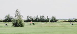 Golfen bij het Veluwemeer in Flevoland